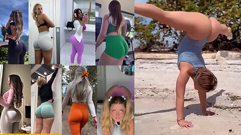 Ass compilation - Big bank tiktok challenge ❤️‍ClipchampGirls 2025