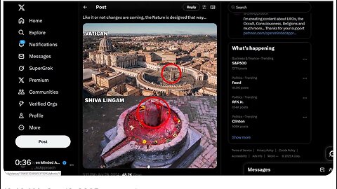 There is a large 'Shiva Lingam' in the Vatican. SHIVA IS ENKI EA DOGON OANNES