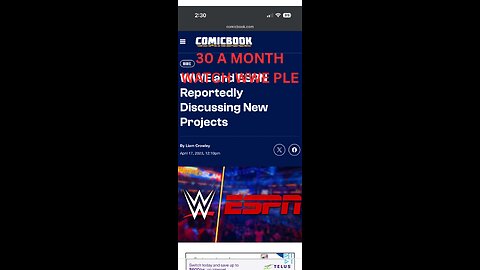 $30 A MONTH WATCH WWE PLE ON ESPN?