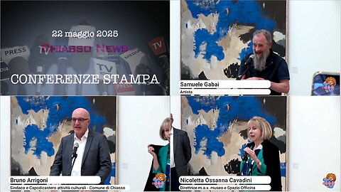 Conferenza Stampa - Samuele Gabai un immaginario dipinto