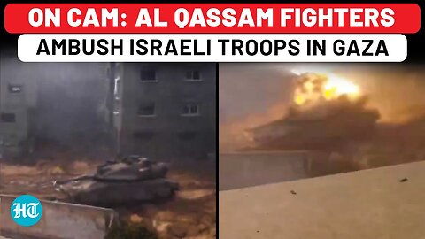 On Cam: Al Qassam Brigades Release Chilling Video Showing Israeli Soldiers Being Ambushed In Gaza
