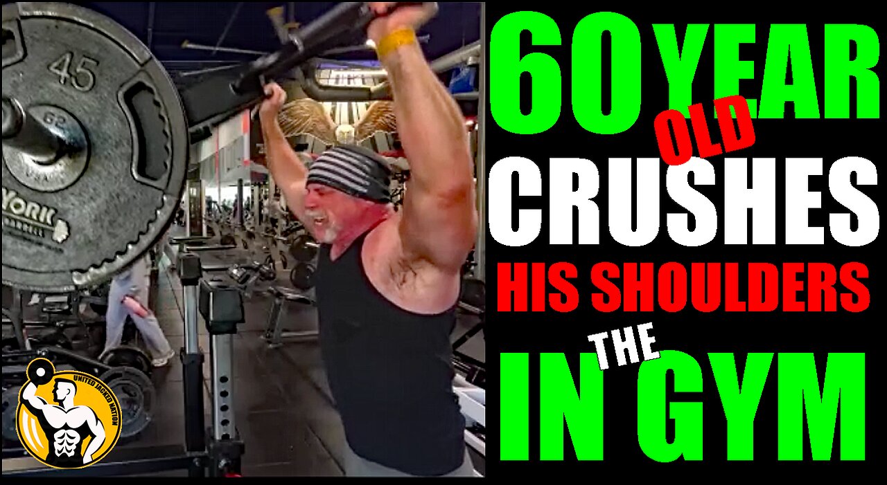 60 Year Old Destroys Shoulders! Crush your Shoulders with this Workout for Insane Gains!