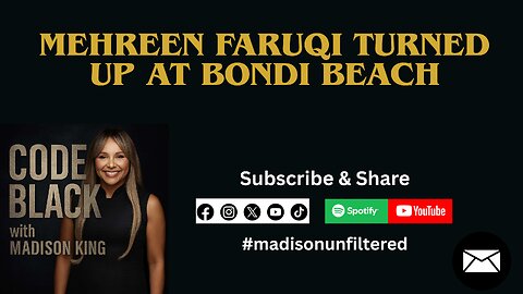 CBMK016 Mehreen Faruqi turned up at Bondi Beach