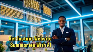 How to Summarize Any Website Instantly with AI 🤖 EP #194