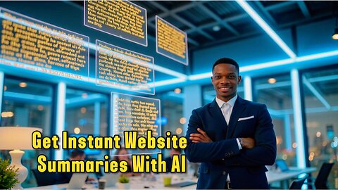 How to Summarize Any Website Instantly with AI π€ EP #194