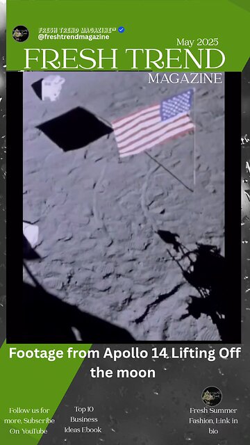 Apollo 14 Lifting Off the moon