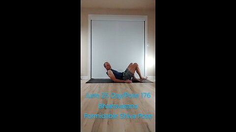 Bhairavasana ) Formidable Shiva Pose /Foot behind head
