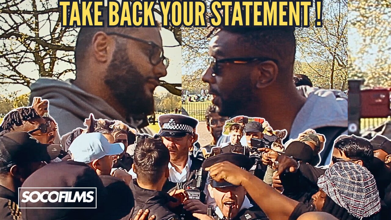 Debate disrupted by someone stealing a phone | Inflammatory Statements (Muhammad Hijab vs Big Dave)