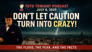 Toto Tonight 7/8/25 "Conservative, Cautious, Careful but NOT CRAZY...Awake but not Wild"