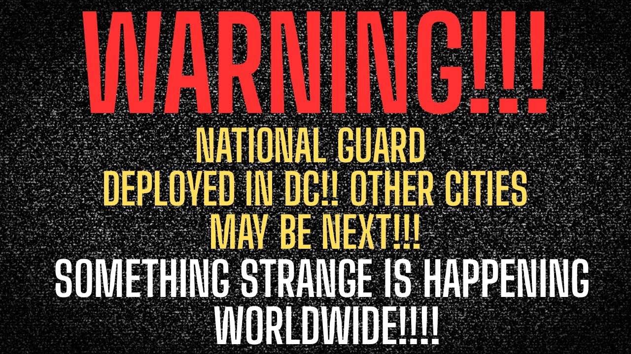 WARNING! STRANGE EVENTS ARE HAPPENING RIGHT NOW!!!!!!!!