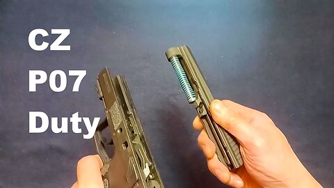 CZ-P07 Duty Semi-Auto Field Strip, with Cajun Gunworks Guide Rod Upgrade Replacement, Part 2