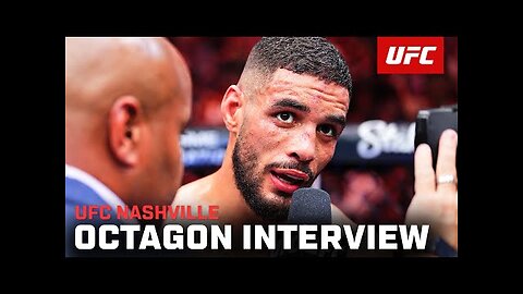 Gabriel Bonfim Octagon Interview | UFC Nashville