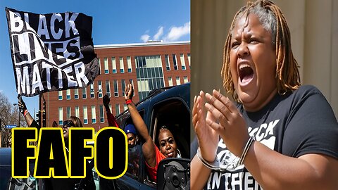 OBESE BLM FRAUDSTER FINDS OUT! FAFO!