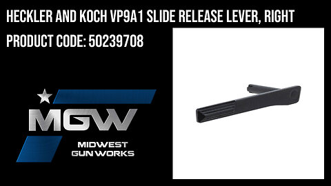 Heckler and Koch VP9A1 Slide Release Lever, Right - 50239708