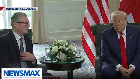 🔴President Trump Meets UK Prime minister STARMER in SCOTLAND