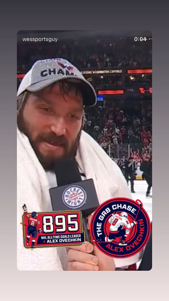 Ovechkin Passes Gretzky