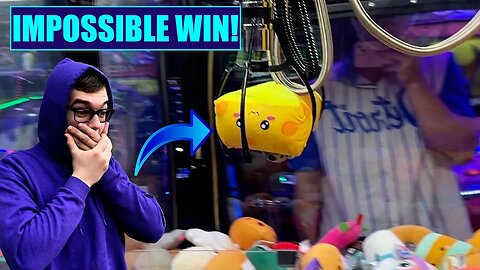 Claw Machine Magic! Won the Coolest Prize Ever!