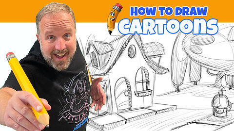 How to Draw a Whimsical Cartoon House