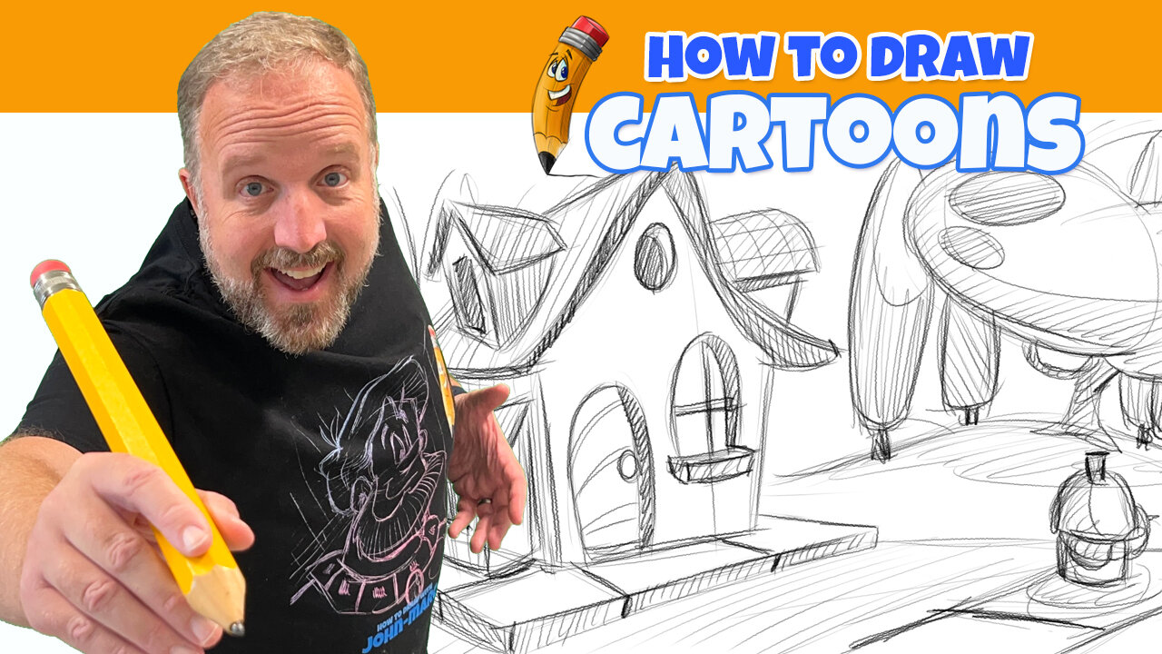 How to Draw a Whimsical Cartoon House