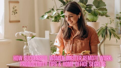 How Successful Women Master Remote Work: Productivity Tips & Home Office Secrets