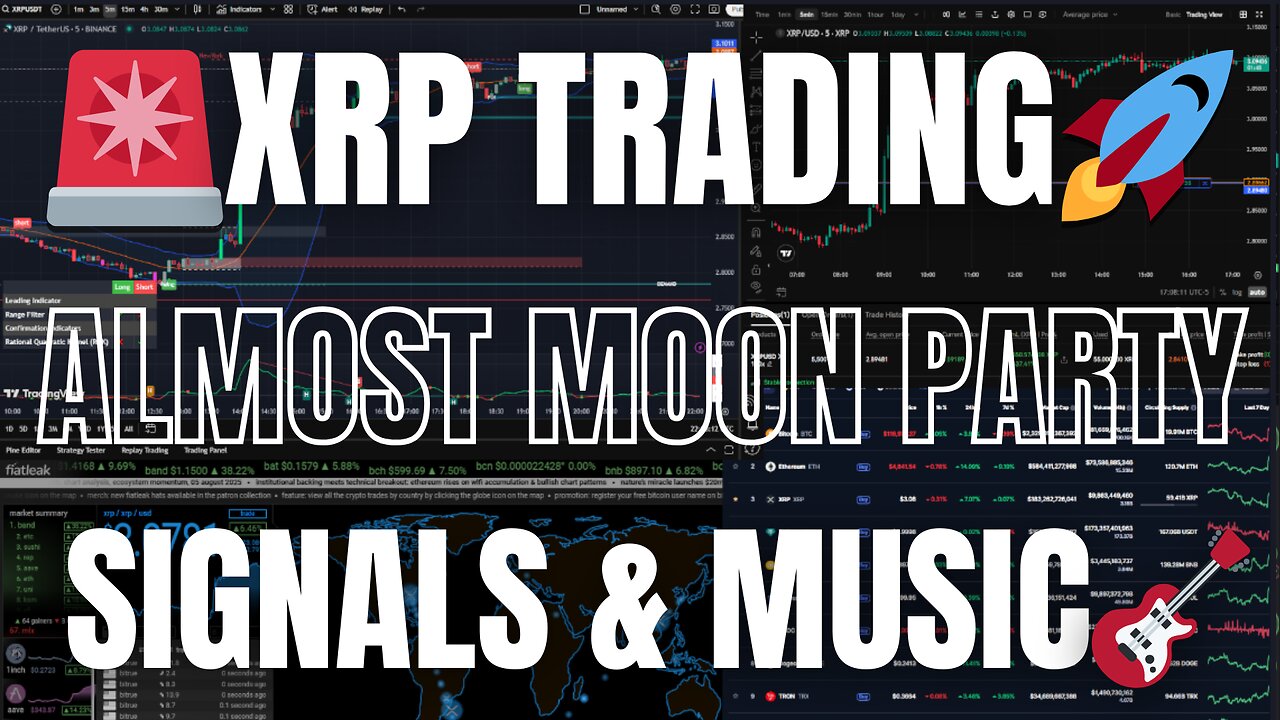🚀 XRP LIVE TRADING & SIGNALS PRE PUMP PARTY 🎶✨