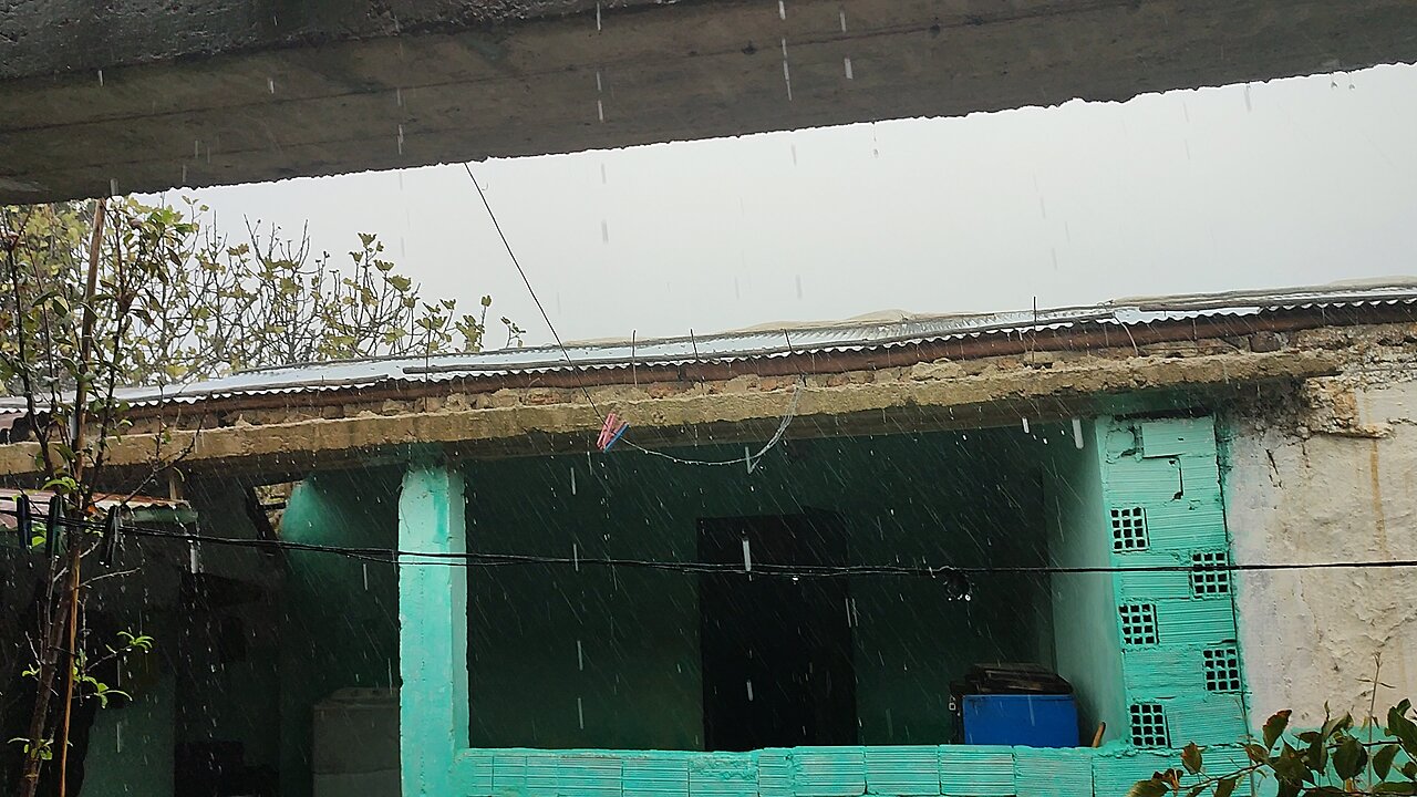 Rainy weather in Souk Al-Arba'a