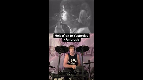 Holdin’ on to Yesterday - Ambrosia Drum & Vocal Cover