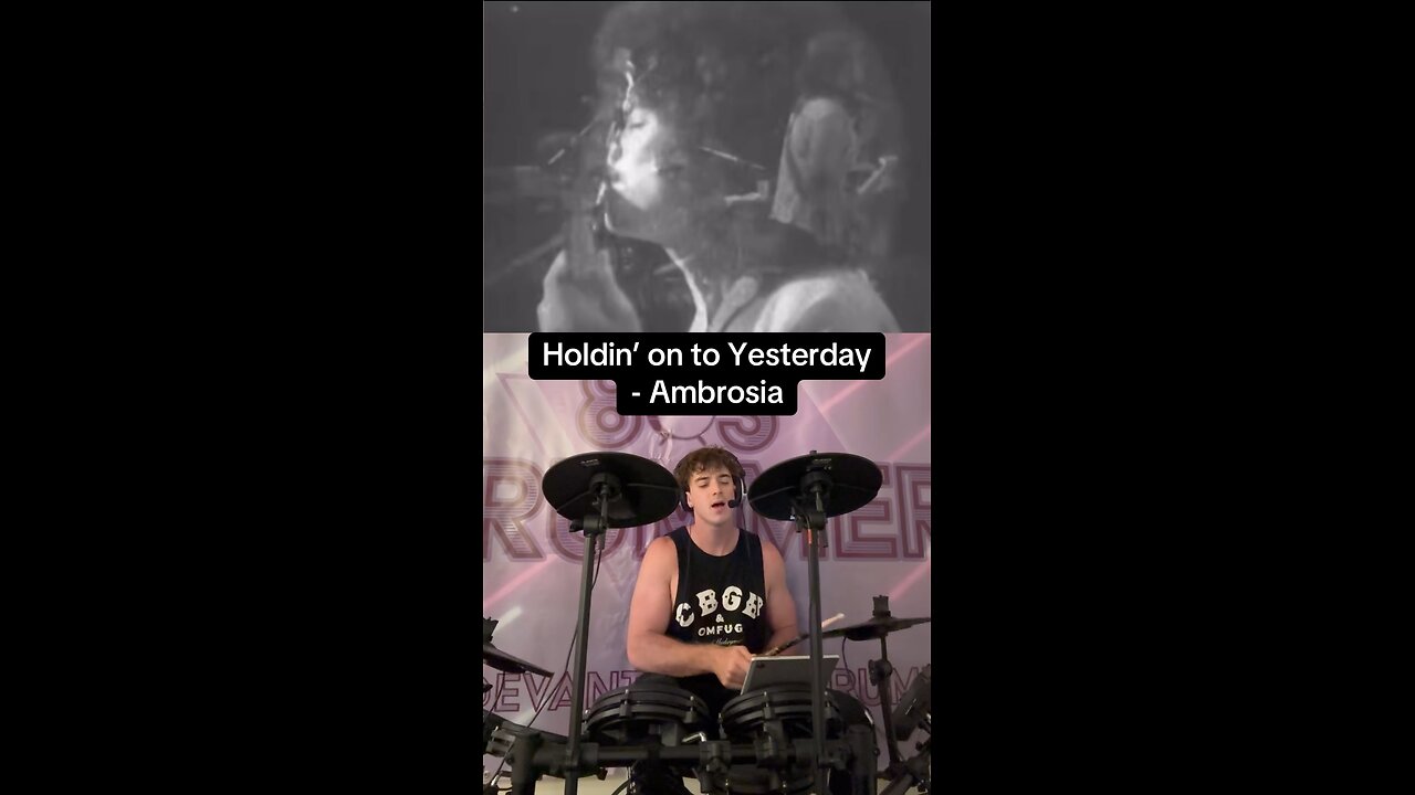 Holdin’ on to Yesterday - Ambrosia Drum & Vocal Cover