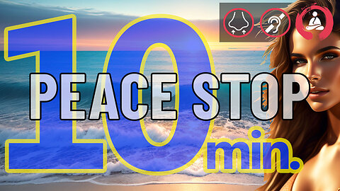 10-Minute Guided Meditation with Breathing Exercises | Ocean Waves, Seagulls & Deep Relaxation