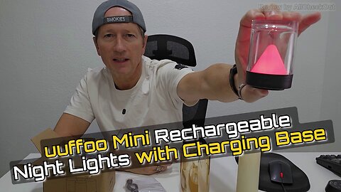 uuffoo Mini Rechargeable Night Lights Review — 4-Pack RGB Lamps with Transparent Design