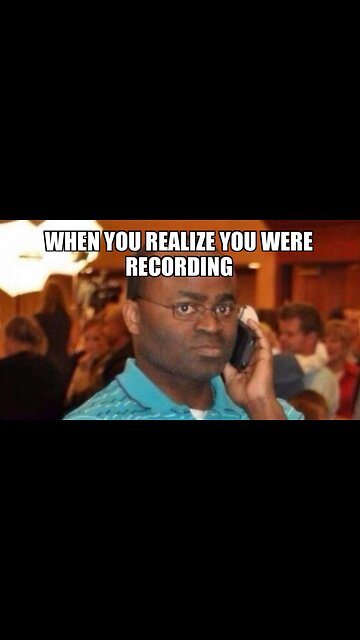Why the hell was my phone recording by itself 💀😂
