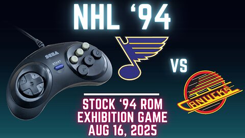 NHL '94: Blues (Len the Lengend) at Canucks (Gambi) {Ted_HitchCoCk} - Exhibition 162