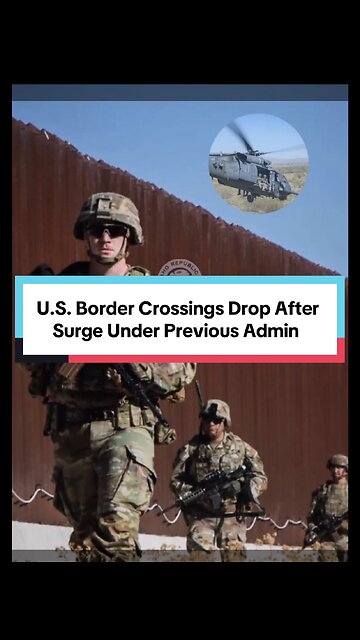 U.S. Border Crossings Drop Nearly 100% in 2025