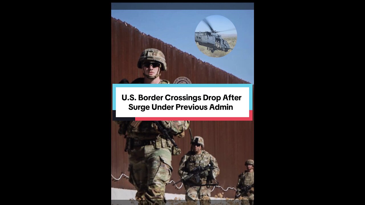 U.S. Border Crossings Drop Nearly 100% in 2025