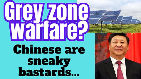 Let's face it... the Chinese are sneaky bastards!