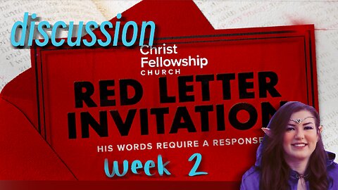 Church Stream | Red Letter Invitation Week 2 | Monday at 8:40pm central