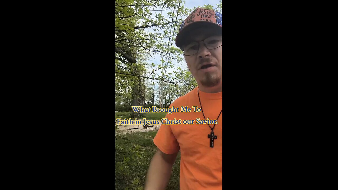 What brought me to the faith in Jesus Christ!