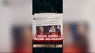 Alex Jones: Netanyahu Admits He Wants War, Not Peace - 6/16/25
