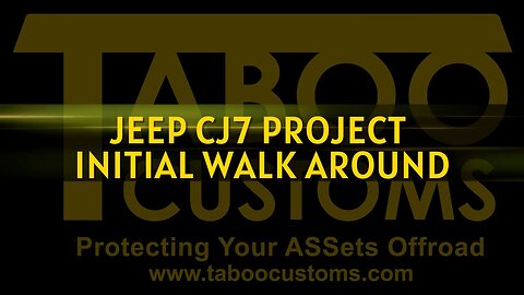 Questionable Decisions Were Made! - New CJ7 Project Initial Look
