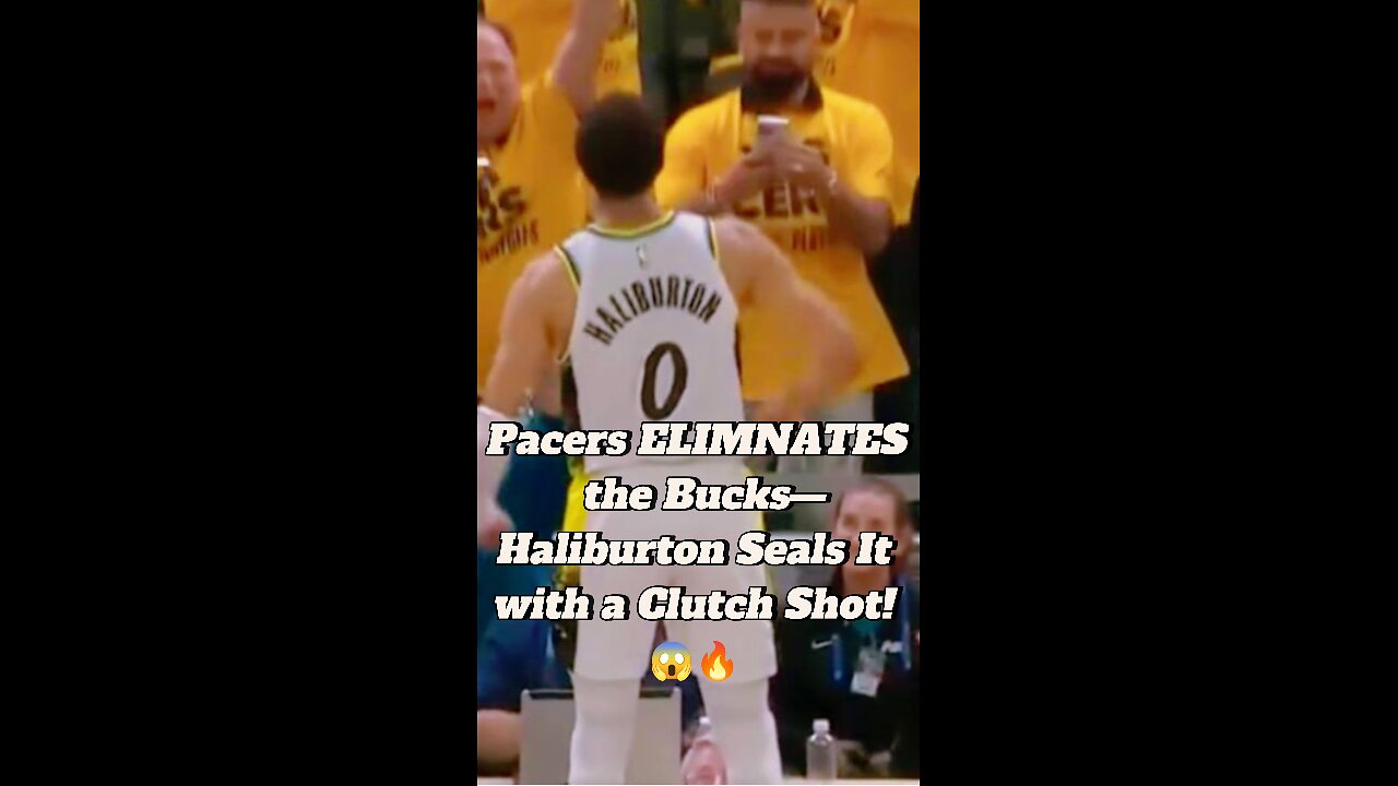 Pacers elimitaes the Bucks—Haliburton Seals It with a Clutch Shot! 😱🔥