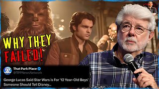 George Lucas Thinks Star Wars is For 12 Year Old Boys and He's RIGHT!