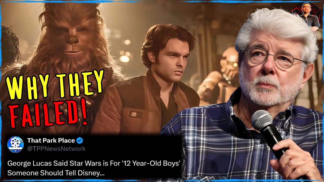 George Lucas Thinks Star Wars is For 12 Year Old Boys and He's RIGHT!