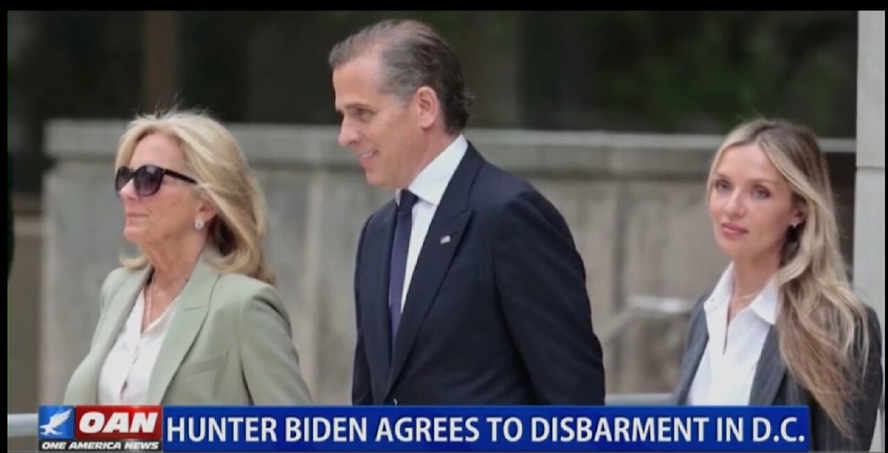 HUNTER BIDEN AGREES TO DISBARMENT IN DC