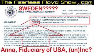 Fiduciary of the Unicorporated United States of America Deposits Funds in a Swedish Bank - You OK?