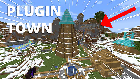 Exploring Plugin Town (2b2t Build) - (PC HD) [720p30FPS]