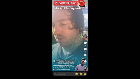 Shane Cuthbert exposed for child abuse
