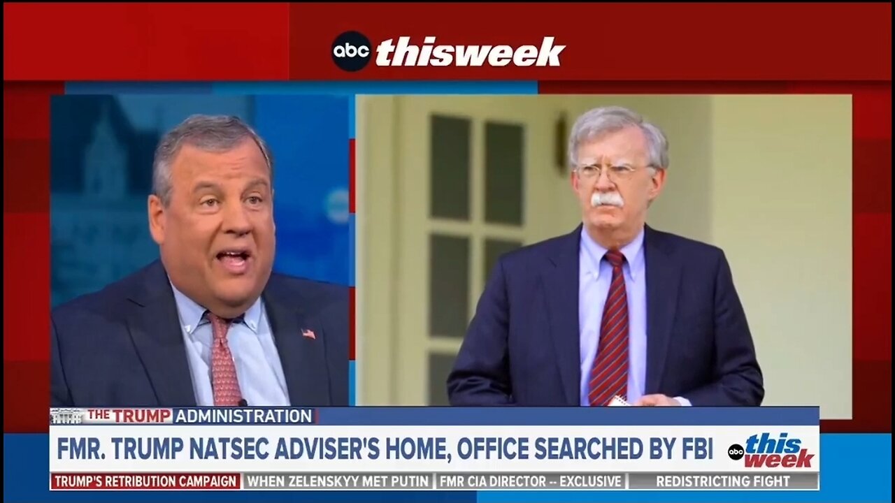 Chris Christie Defends FBI Bolton Raid, Then Bashes Trump