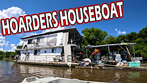We Found a Hoarder’s Houseboat While Magnet Fishing a River in Louisiana!