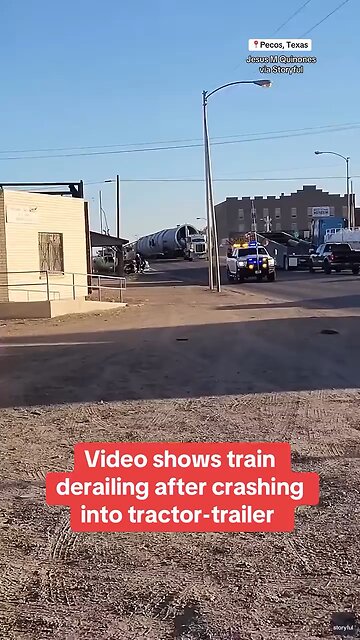 Live train accident