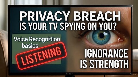 PRIVACY BREACH: Is Your TV Spying On You? The Orwellian Truth They Admit In Your Manual